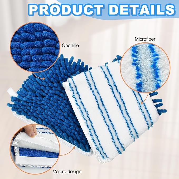 Mop Heads Replacements and Flip Mop for Ocedar