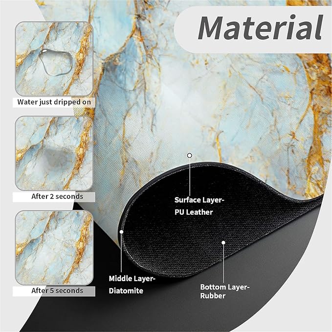 Blue, white and gold marble-1
