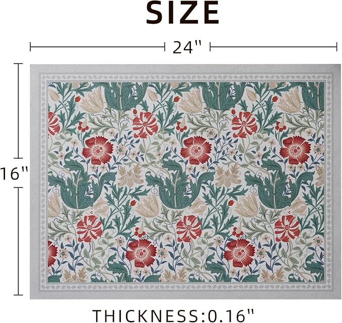 Ivory Green Floral