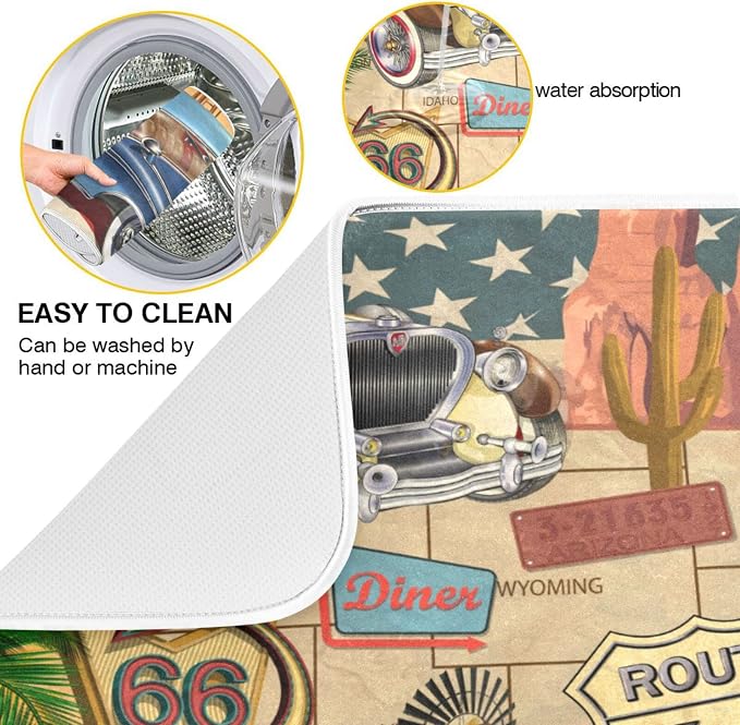 Retro Route 66 Poster