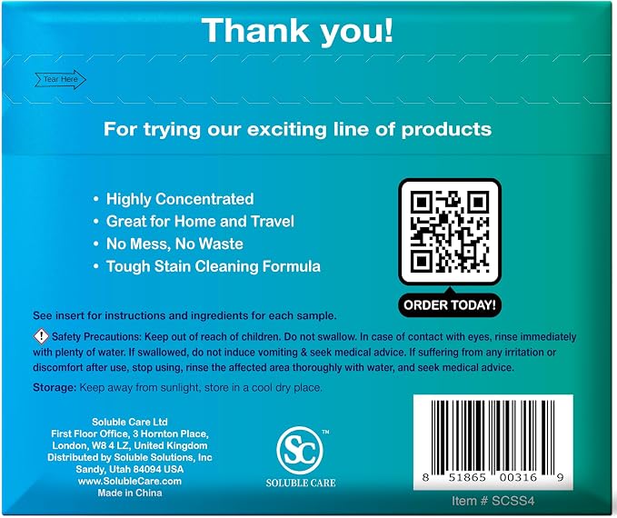 Laundry Detergent Sheets + Sample Pack