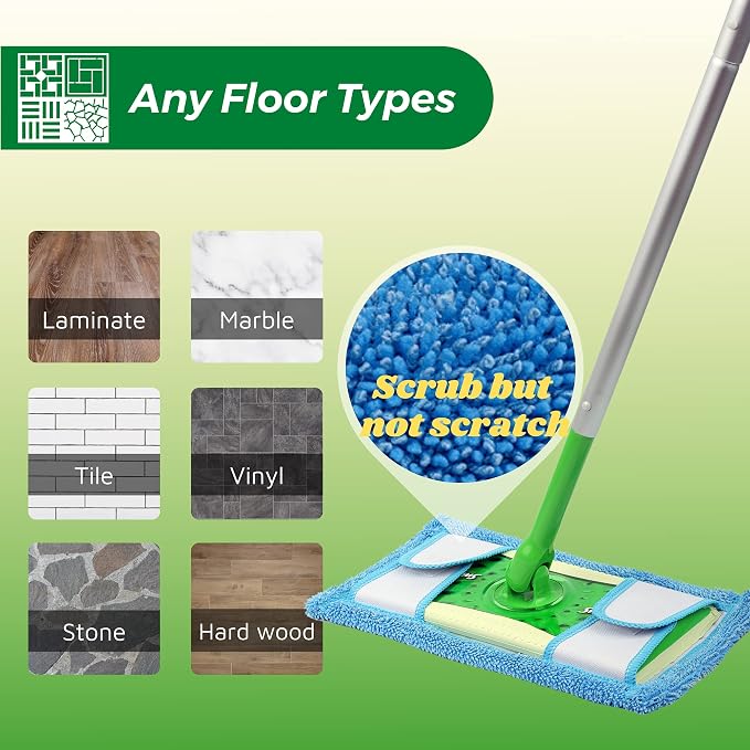 6 Pack-blue Wet Dry Pad