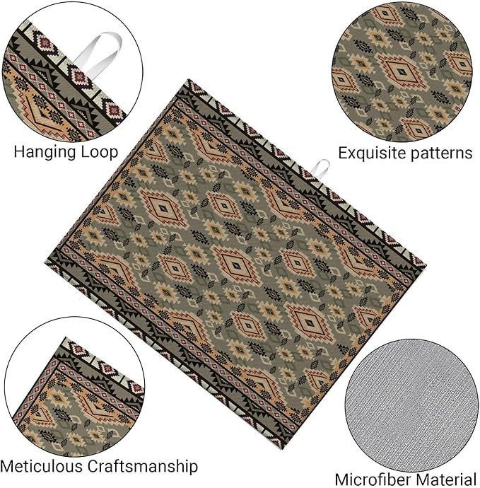 Brown Ethnic Floral Print