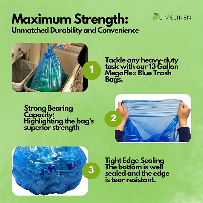 Blue Recycling 13 Gallon