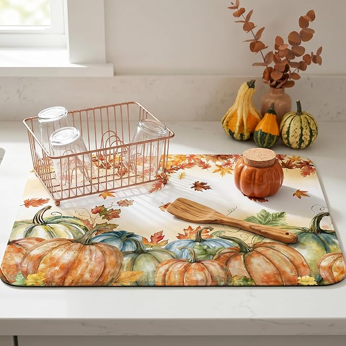 fall pumpkins-yellow