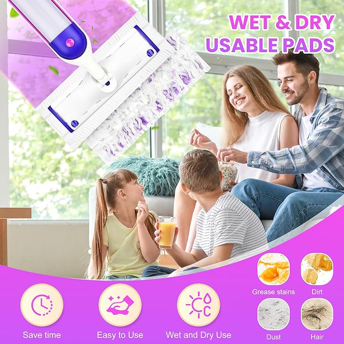Purple 40 Mop Pads