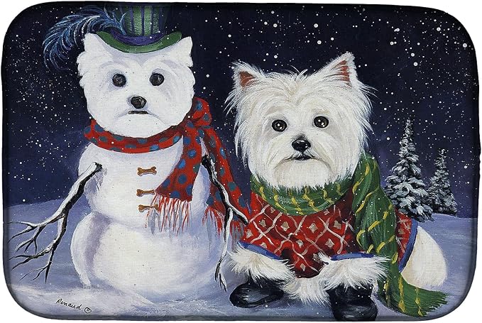 Westie Christmas Self Portrait