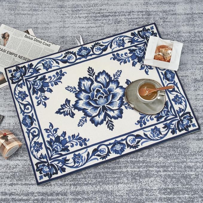 Blue White Floral 13