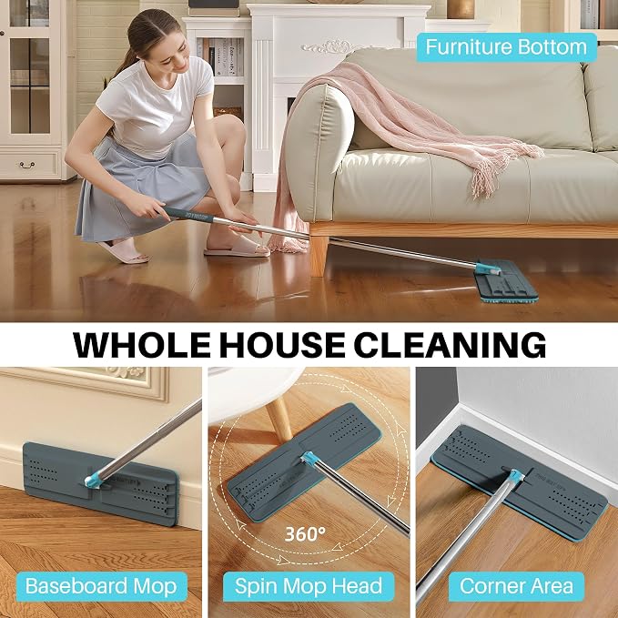 Grey & Cyan Blue