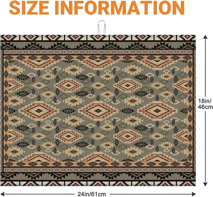 Brown Ethnic Floral Print