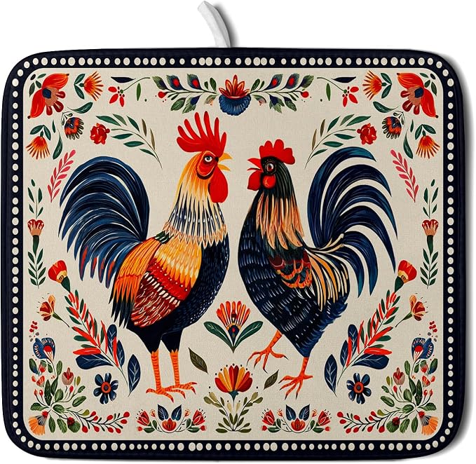 Chicken Art White