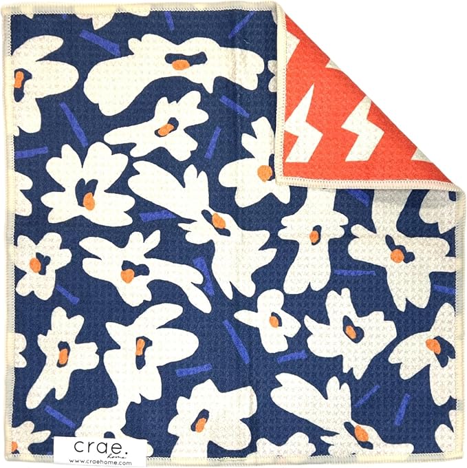 Aqua Daisy- Blue/Orange