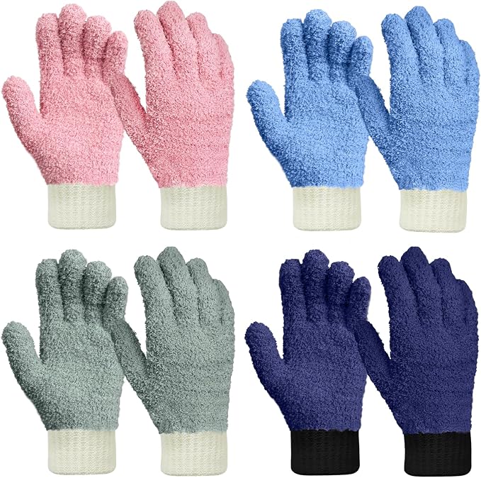 Blue/Gray/Navy/Pink 4 Pairs