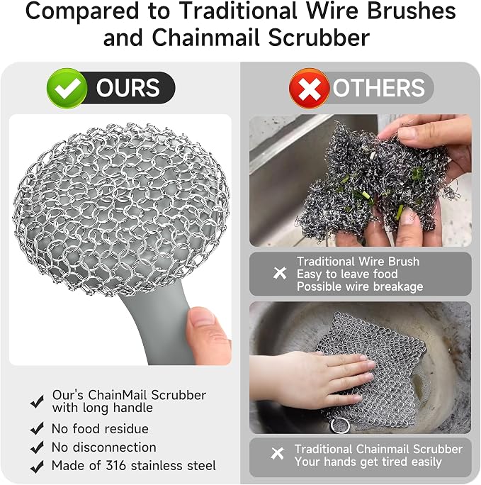 Gray Scrubber + Scraper