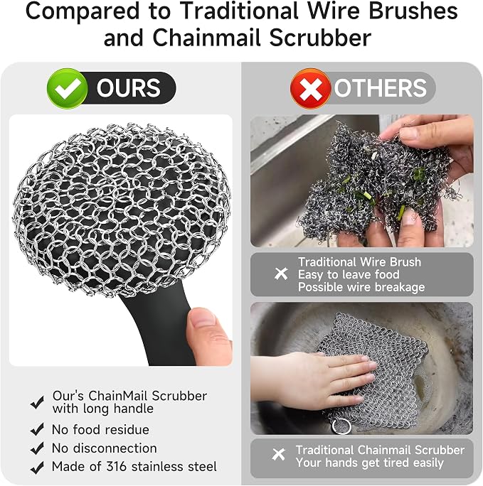 Black Scrubber + Scraper