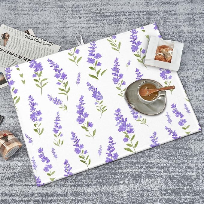 Lavender White Pattern