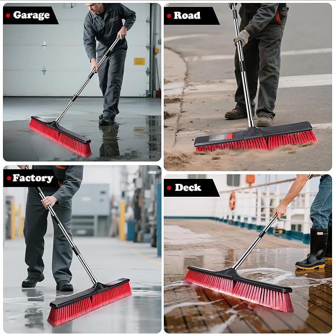 Push Broom Red