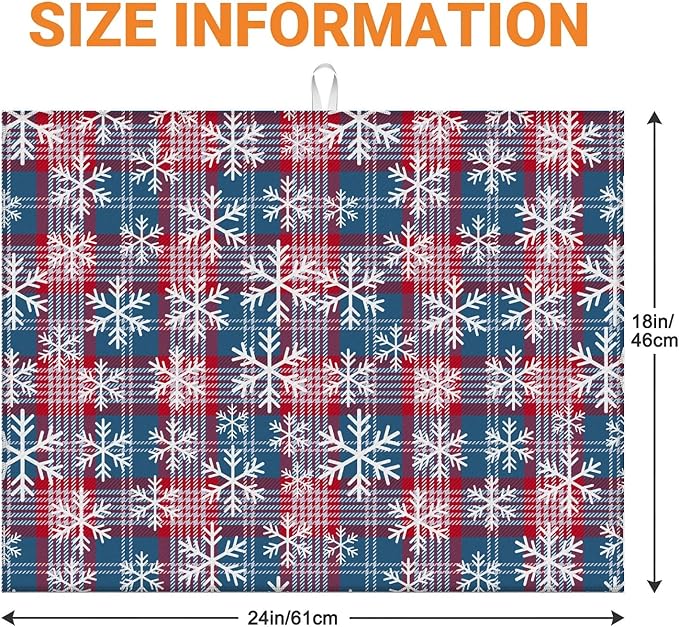 Christmas Checkered Snowflakes