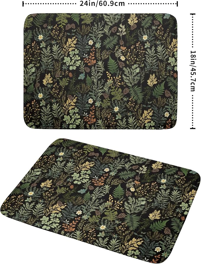 Black Green Botanical