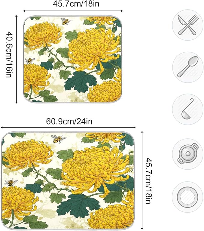 Bees and Fall Chrysanthemums