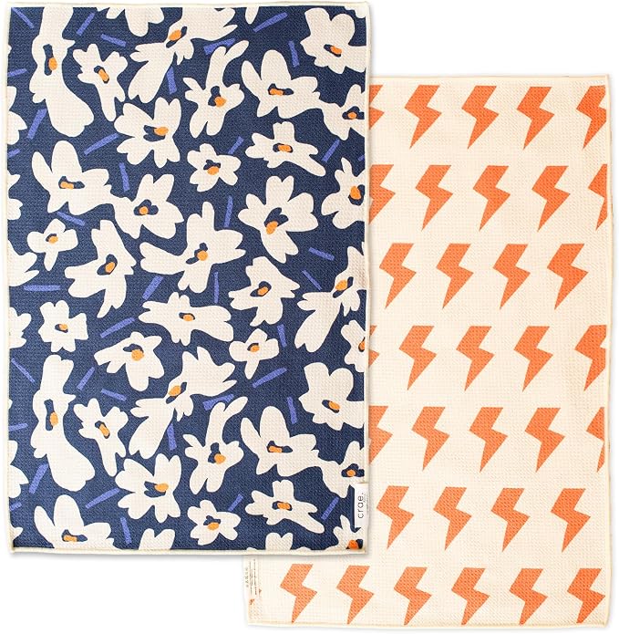 Aqua Daisy- Blue/Orange