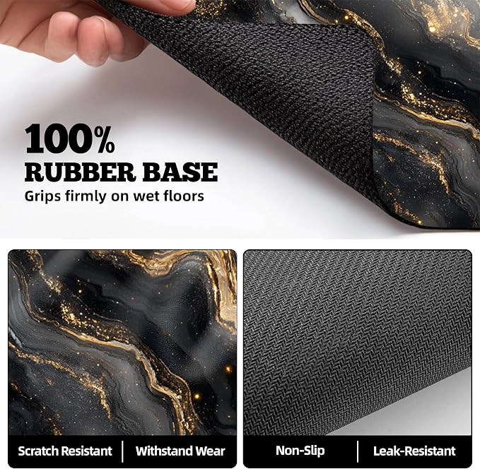 Black Gold Marble