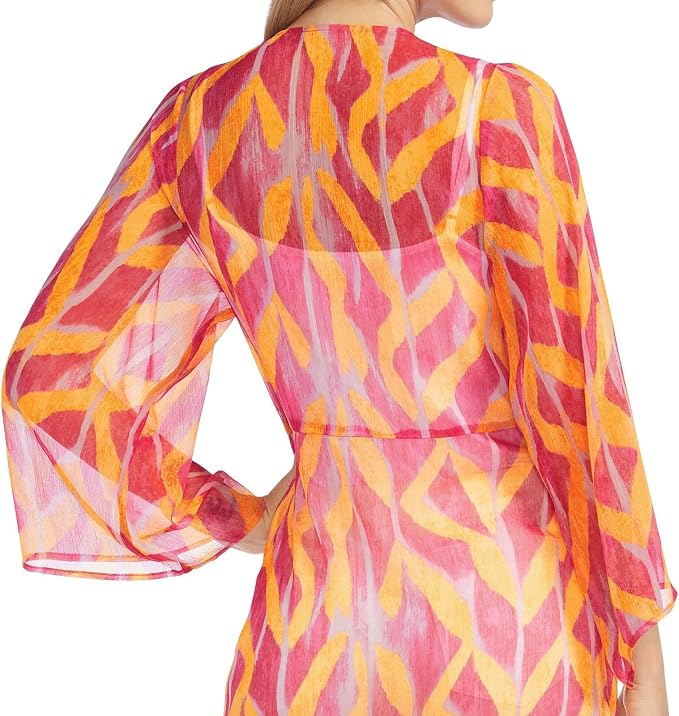 Orchid Orange Abstract