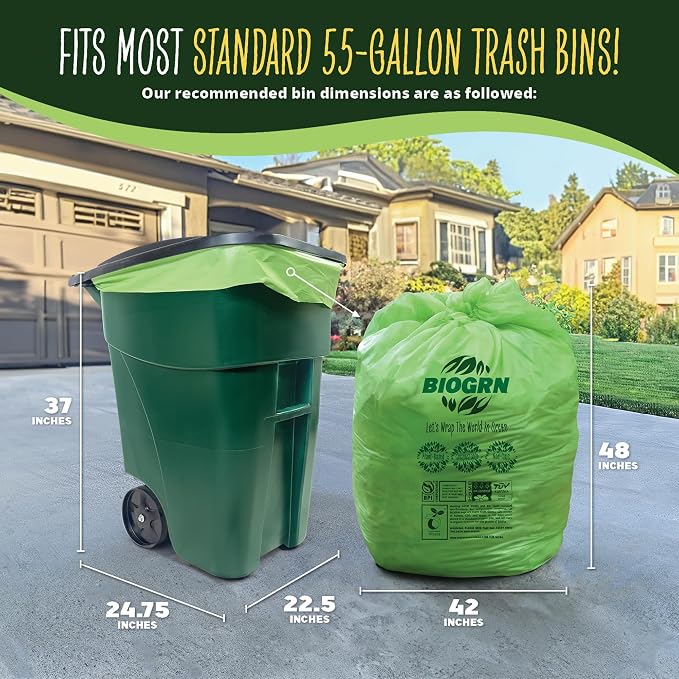 55 Gallon, Flat Top, 12 Count
