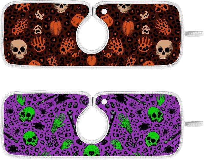 Halloween Leopard Skull Hands