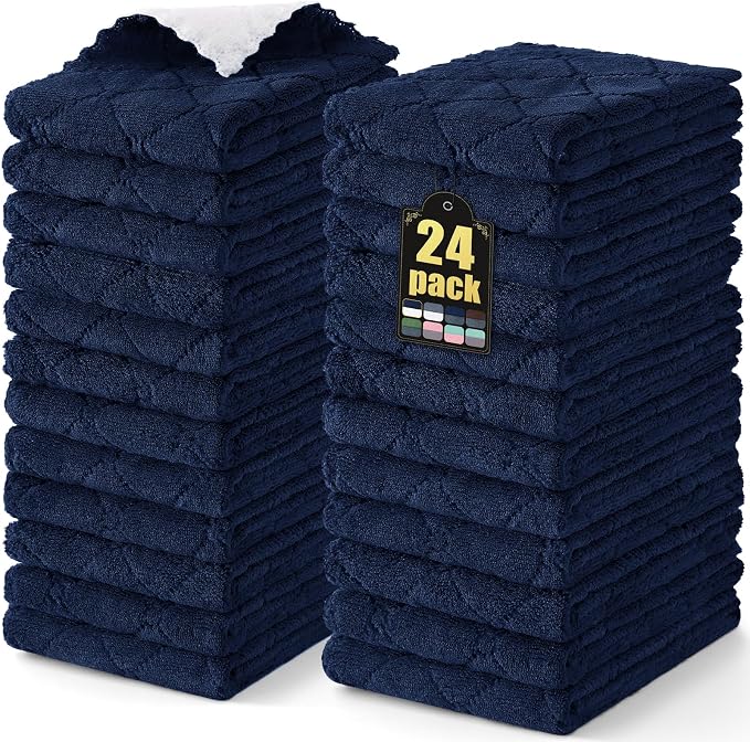 Navy Blue & White