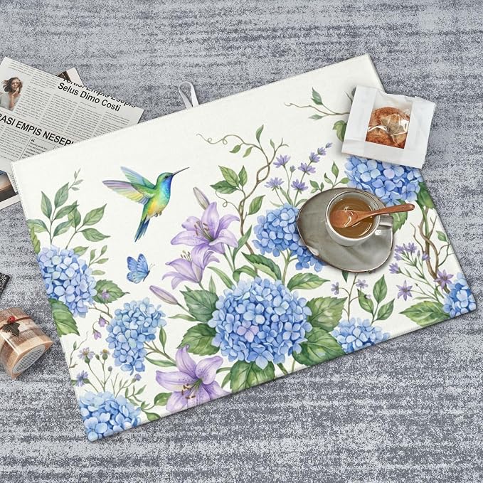 Elegant Hummingbird Floral