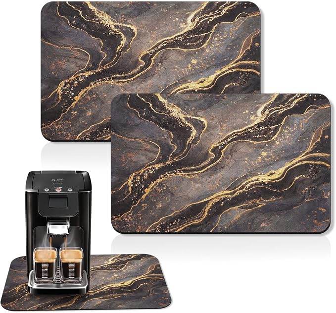 Marble Black Gold Abstract