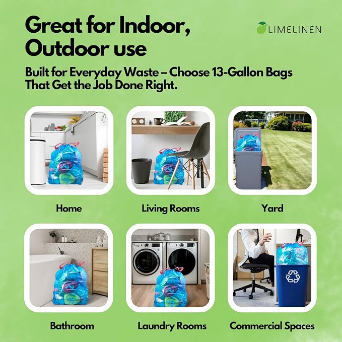 Blue Recycling 13 Gallon