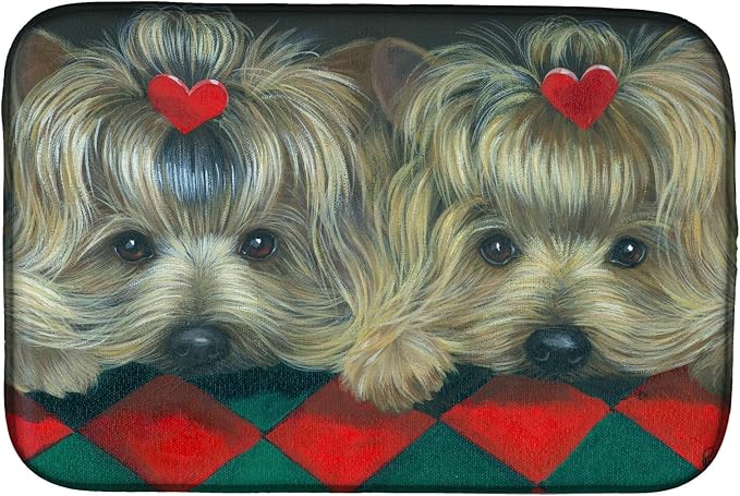 Yorkshire Terrier Yorkie 2 Hearts