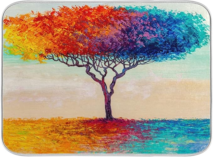 22 Colorful Oil Painting Tree