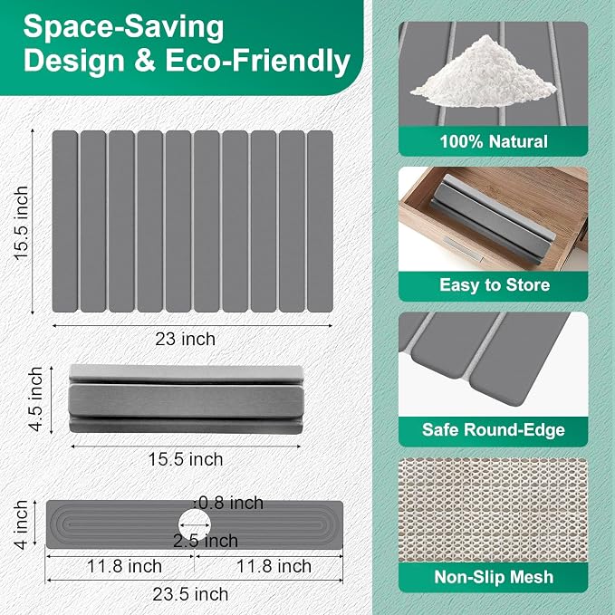 Dish Mat-Dark Gray