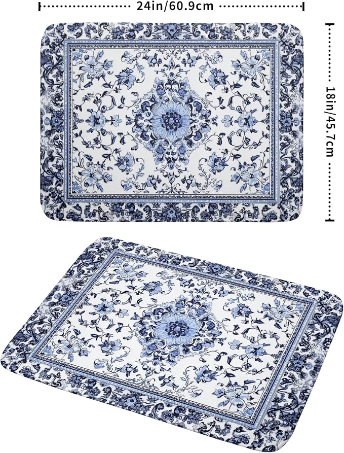 Blue Boho Floral