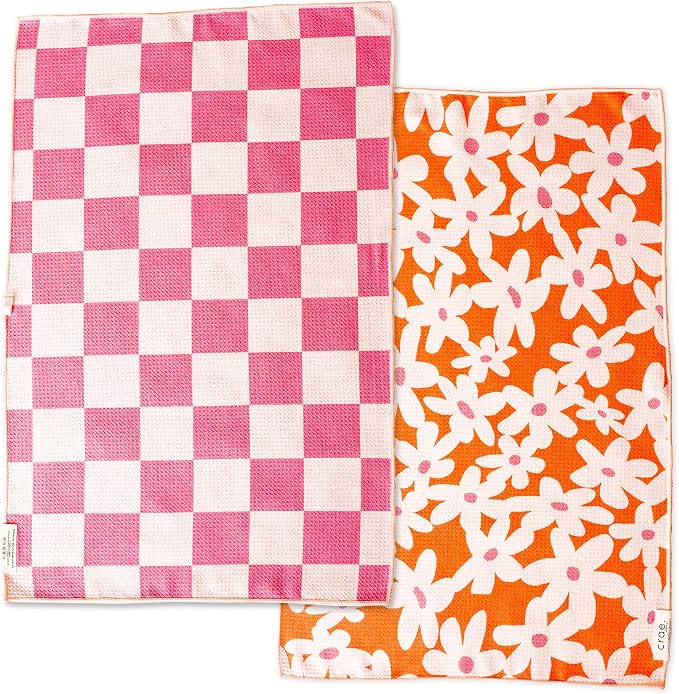 Check Your Blossoms- Orange/Pink