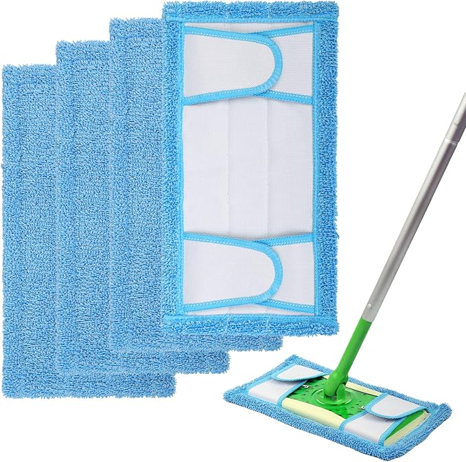 4 Pack-blue Wet Dry Pad