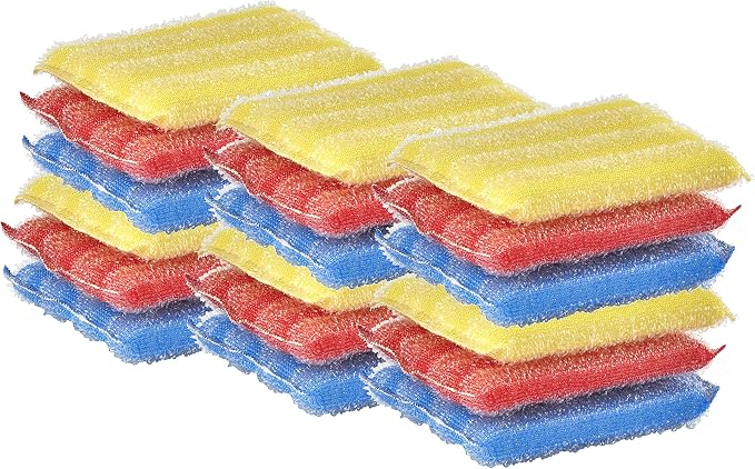 Yellow-blue-red/Pink (18 Pack)