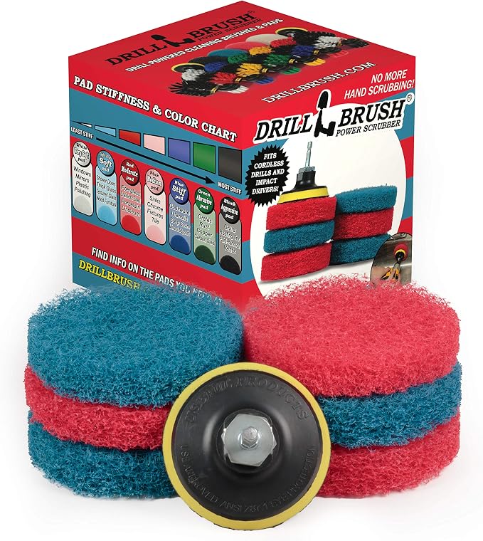 3x Red Pads 3x Dark Blue Pads