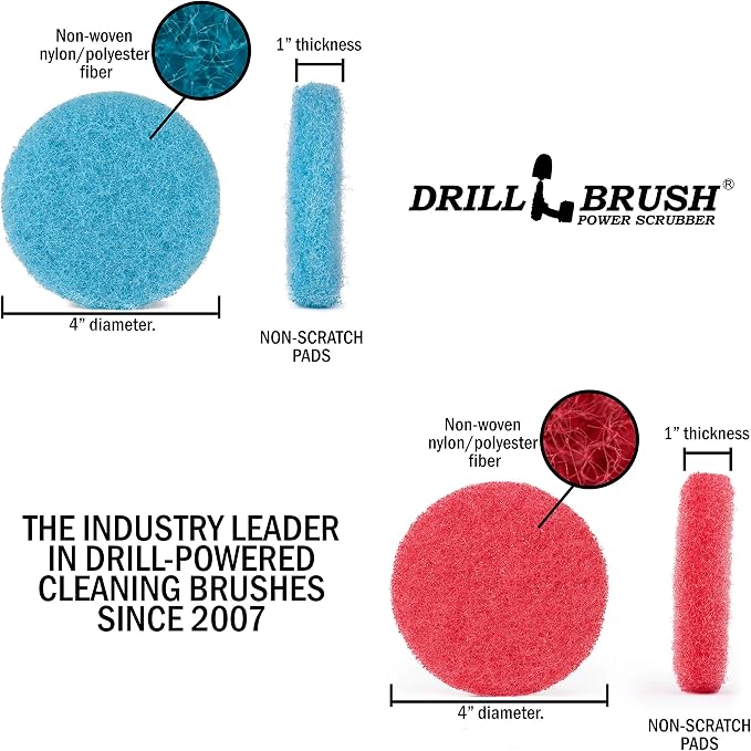 3x Red Pads 3x Light Blue Pads