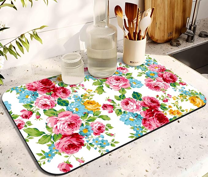 Pink Red Roses Floral