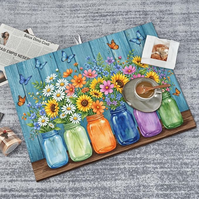 Rustic Vintage Flower Vases
