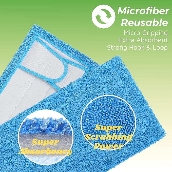 6 Pack-blue Wet Dry Pad