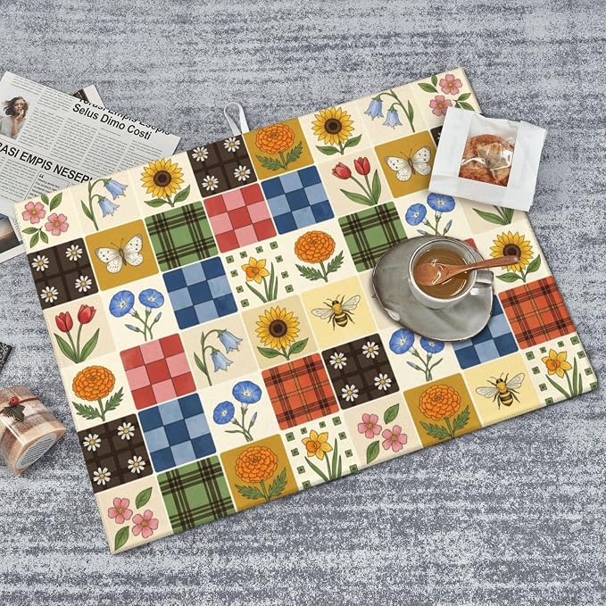 Flower Plaid Tile